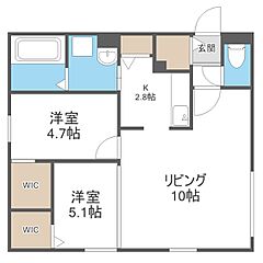 物件の間取り