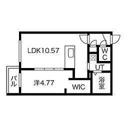DIOCLASISN36 1LDKの間取図画像