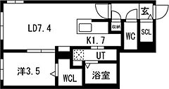 物件の間取り