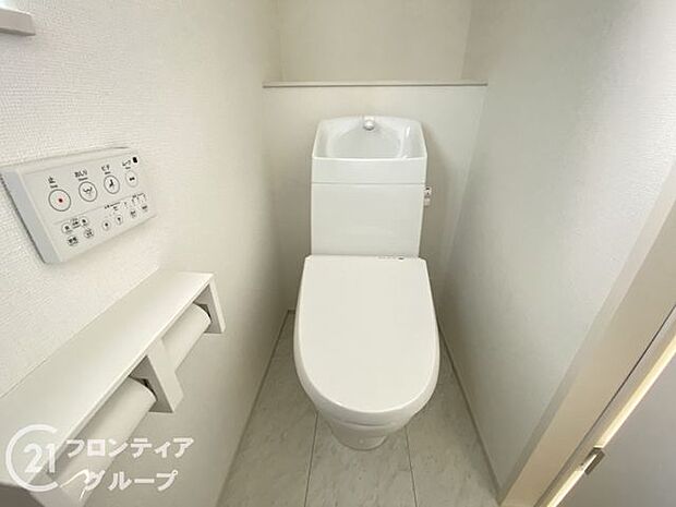 トイレは1階と2階の2カ所に設置!階段を上り下りせずに使用できるので、高齢の方にも安心です!