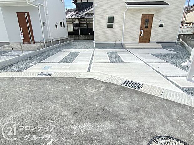 2台駐車可能なスペースです