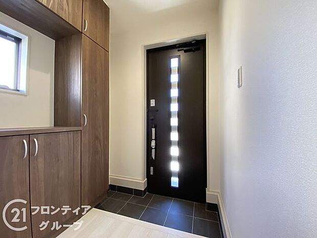 玄関は防犯性の優れたダブルロックドアです！