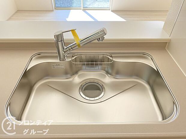 ワイドシンクなので家族が増えても洗い物楽々です