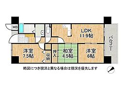 間取図画像 3LDK