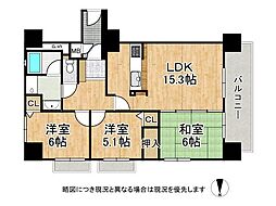 間取図画像 3LDK
