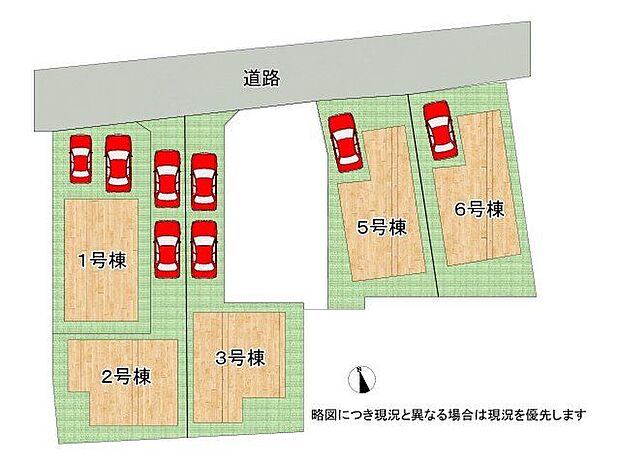 全6区画、好評分譲中！　3号棟！