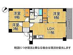 間取図画像 3LDK