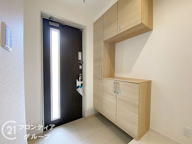 玄関は防犯性の優れたダブルロックドアです！