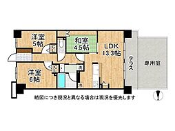 ヴォックスシティ 3LDKの間取図画像