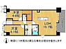 間取り：16.7帖の広々LDKと大型WICを備えた、生活動線の良い2LDK