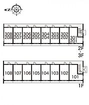 レオパレス冨田 102 ｜ 奈良県大和郡山市小泉町東2丁目6-5（賃貸マンション1K・1階・23.18㎡） その4