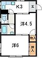 三佳マンション3階5.4万円