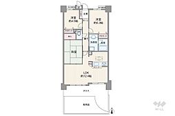 ライオンズマンション桜山西 3LDKの間取図画像