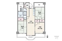 間取図画像 3LDK