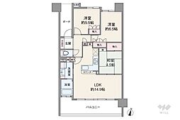 間取図画像 3LDK