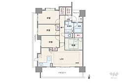 ライオンズ大府パークガーデン 4LDKの間取図画像