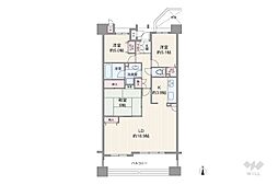 サンマンションアトレ大府 3LDKの間取図画像