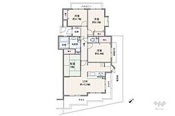 ローレルコート大高緑地 4LDKの間取図画像