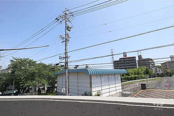 バルコニーからの眺め（北東方向）［2026年7月9日撮影］