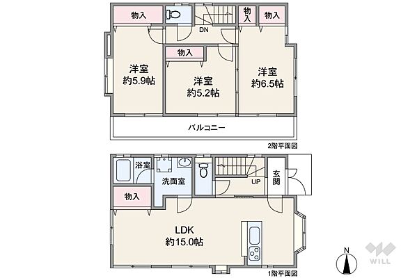 間取り 名古屋市緑区大形山 一戸建て