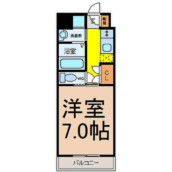愛知県名古屋市名東区社台３丁目(賃貸マンション1K・1階・24.00㎡)の写真 その2