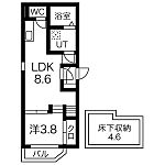 名古屋市天白区平針５丁目 3階建 築8年のイメージ