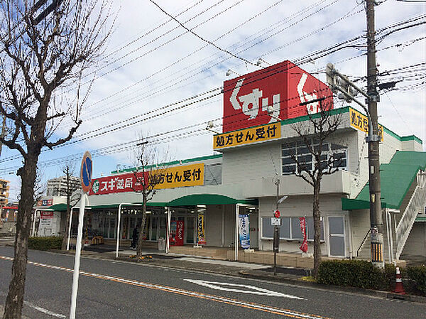 画像17:スギ薬局 六田店（628m）