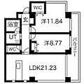 BlancMaison覚王山2階17.5万円