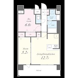 名古屋市営桜通線 吹上駅 徒歩3分の賃貸マンション 9階1SLDKの間取り