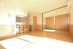 名古屋市営東山線 藤が丘駅 3.2kmの賃貸アパート 1階2LDKのリビング/ダイニング