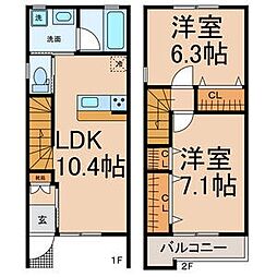 コートFuji N 1階/-