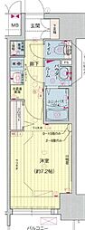 プレサンス新栄リベラ 1Kの間取図画像