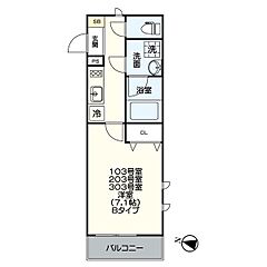 物件の間取り