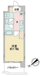 アルフィーレ新栄 1Kの間取図画像