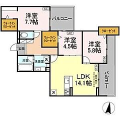 物件の間取り