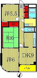 間取図画像 3DK