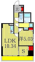 モアナレジデンス 1SLDKの間取図画像