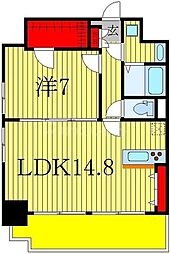 ArtGraceHill 1LDKの間取図画像