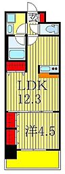 ラグゼナ流山おおたかの森 1LDKの間取図画像