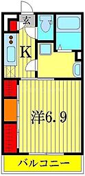 リブリ・柏明原 1Kの間取図画像