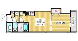 アルカンシエル柏 1LDKの間取図画像