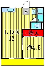 染谷コーポ 1階/-