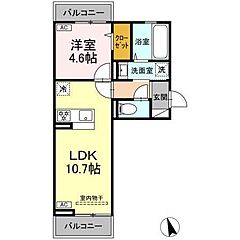 物件の間取り