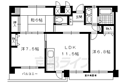 玉屋山三小路 3LDKの間取図画像