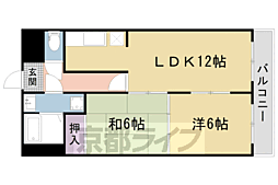 パールシャトー 2LDKの間取図画像