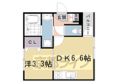 メゾンアンバー 1DKの間取図画像