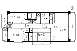 グラン・コート洛陽 3LDKの間取図画像