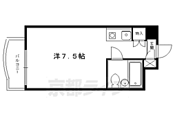 正和フラット宝ケ池 1Kの間取図画像