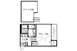 ハーモニーテラスオータムフォレスト 1Kの間取図画像