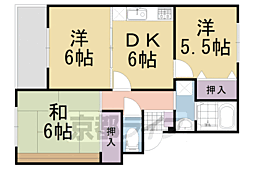ラ・フェニス 3DKの間取図画像